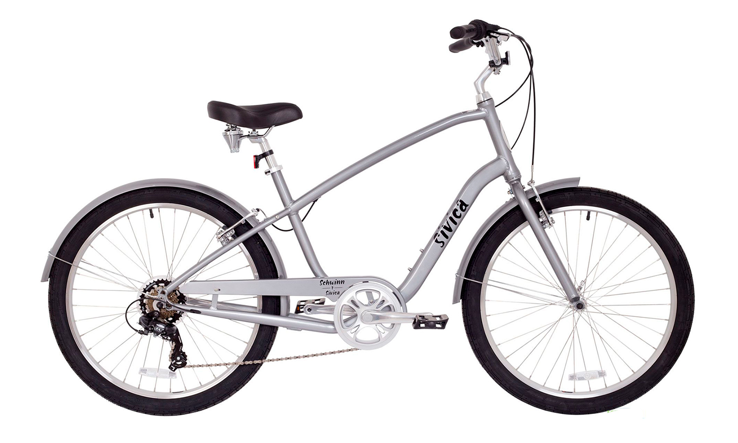 Фотографія Велосипед 26" Schwinn SIVICA 7 (2019) 2019 Сірий